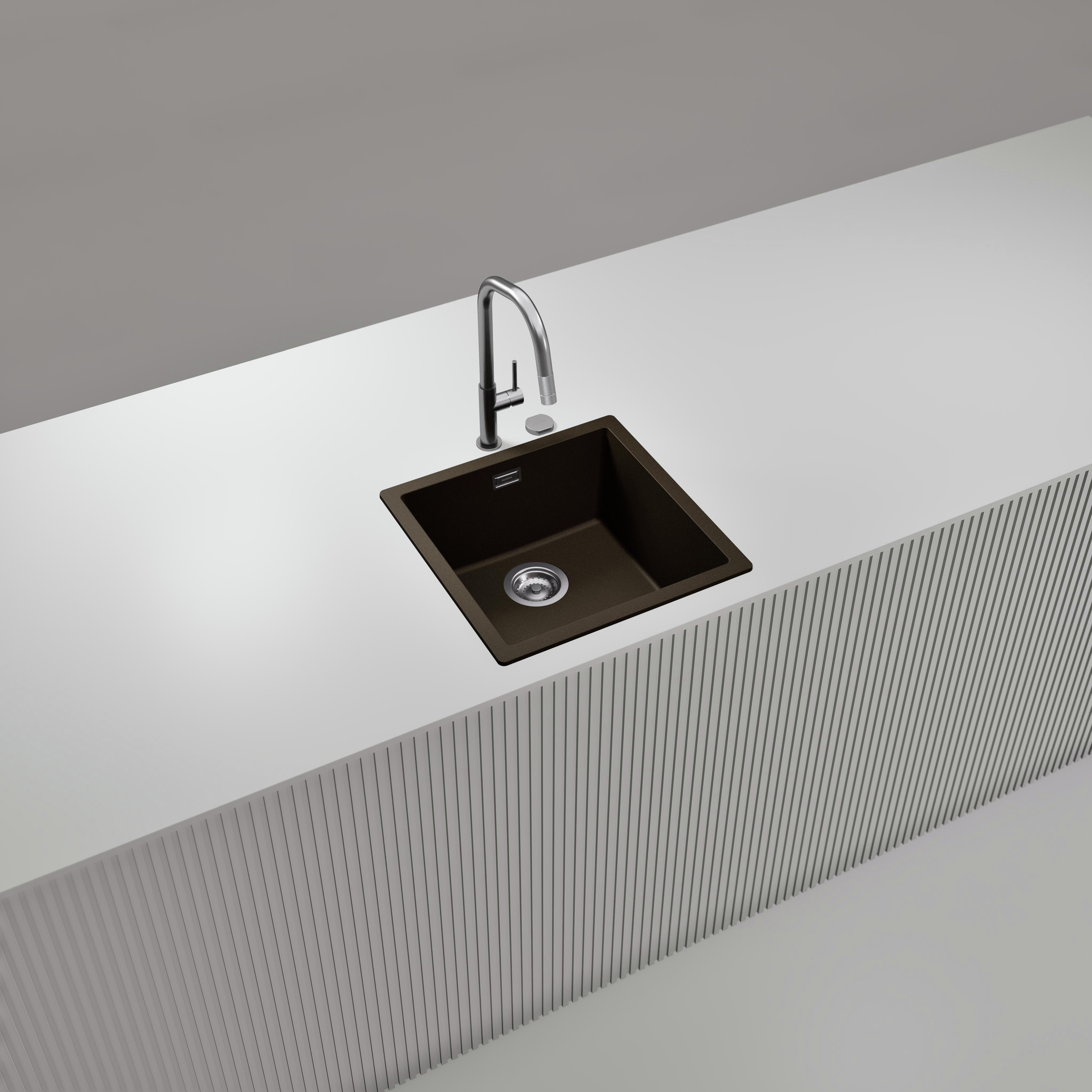 Dřez FORMHAUS D-100LS NERO